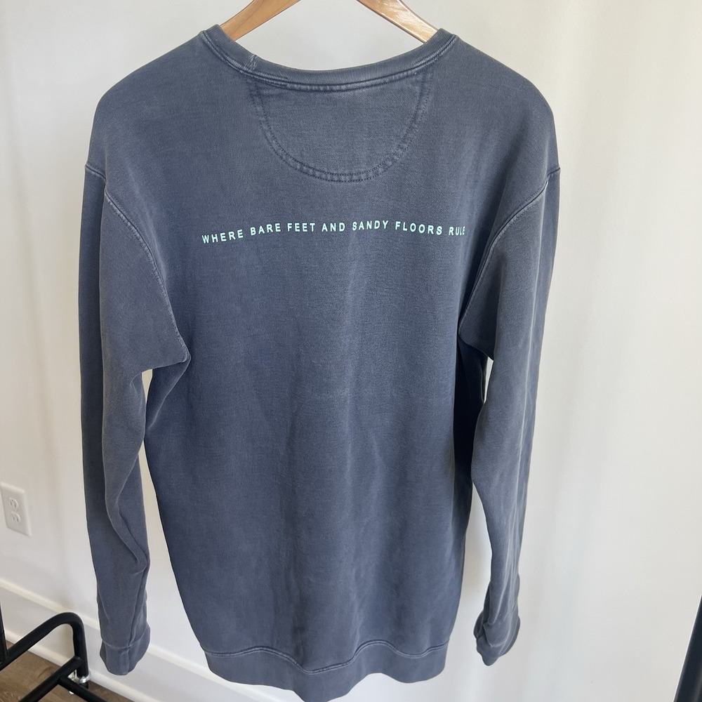 Seaside Florida 30A Comfort Colors Sweatshirt Size Medium Pullover Preppy Beach - Picture 4 of 6